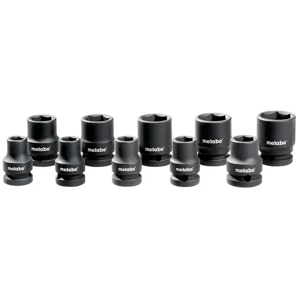 Pipenøkkelsett 1/2" 10-24mm, 10-deler