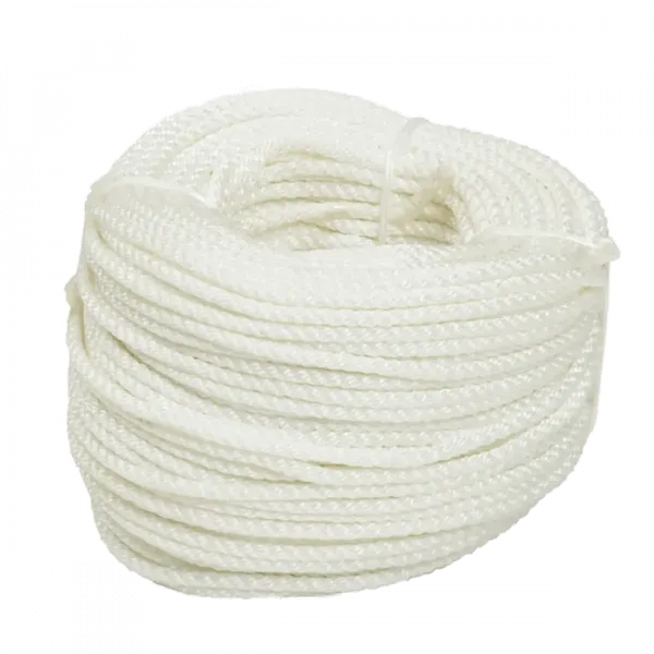Tau, hvit nylon, 14mm, 110mtr