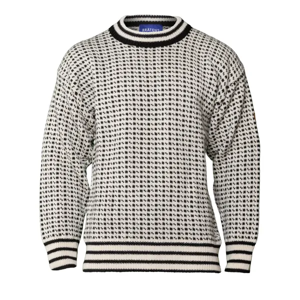 Islender Genser Hvit/Sort