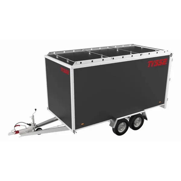 TYSSE 6385, sort, 2600 kg, 180 cm skaphøyde, Skaphenger